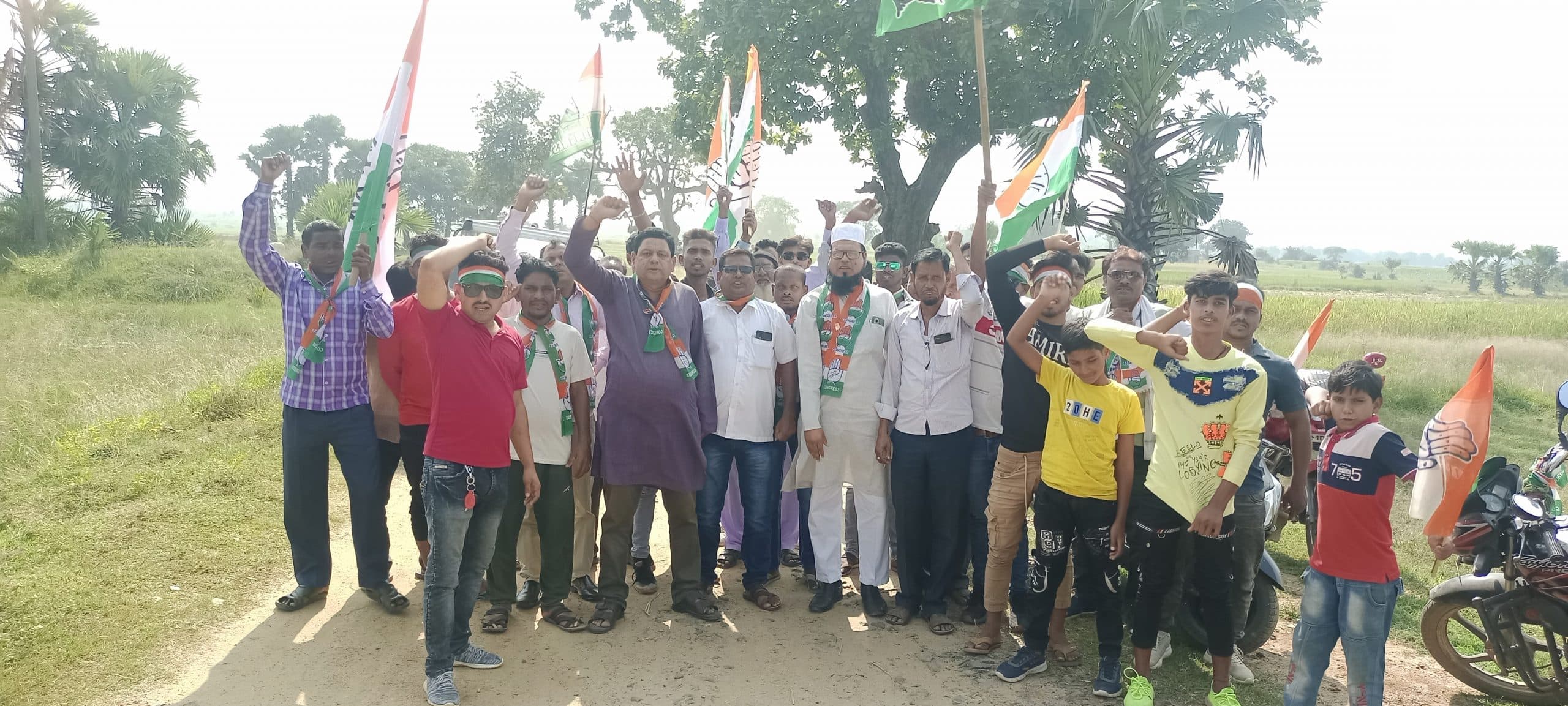 कल्पना की सभा में कई कांग्रेस कार्यकर्ता हुए शामिल