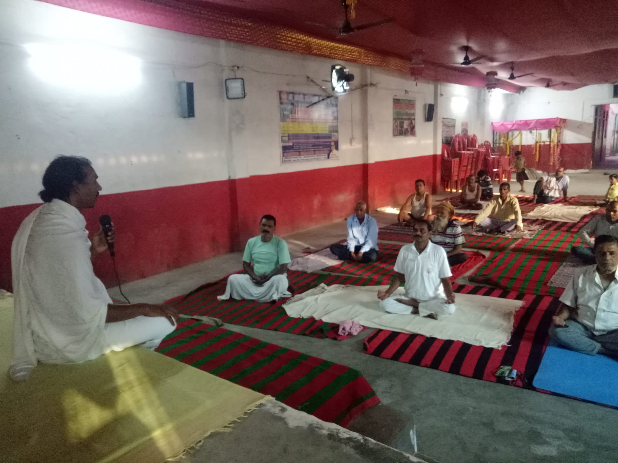 आज योग से मन एवं तन के रोग निदान की चार दिवसीय योग शिविर का होगा समापन