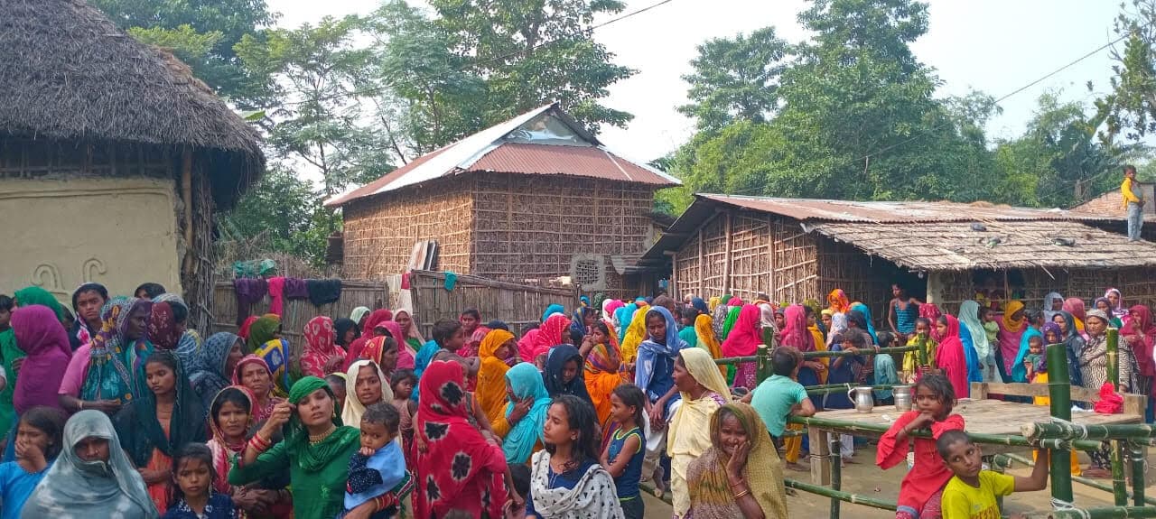 हरियाणा में मजदूर की मौत के बाद घर में मातम