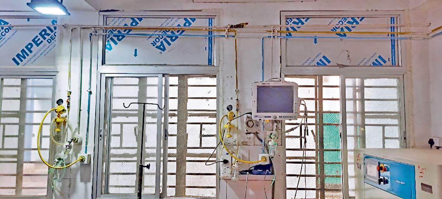 टेक्नीशियन के आभाव में सदर अस्पताल का ऑक्सीजन प्लांट ठप