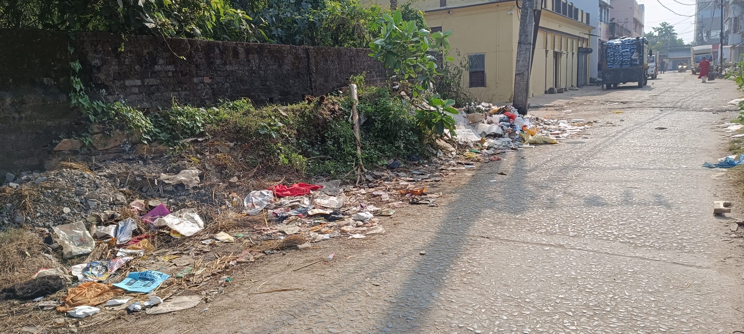 Ghatshila News : घाटशिला में सड़क पर फेंका जा रहा कचरा, बजबजा रहीं नालियां