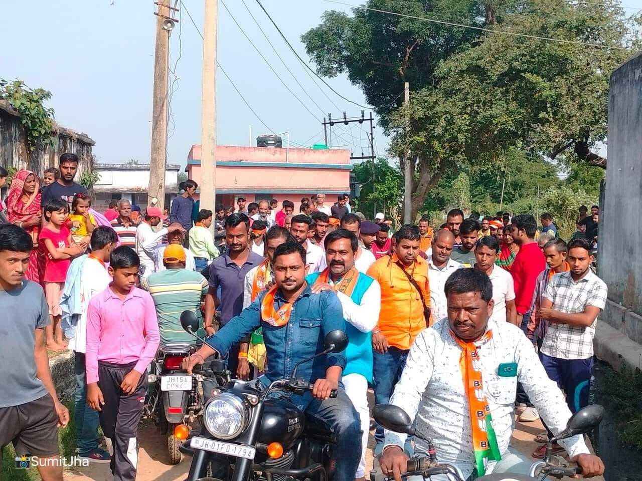 भाजपा प्रत्याशी ने चलाया जनसंपर्क अभियान