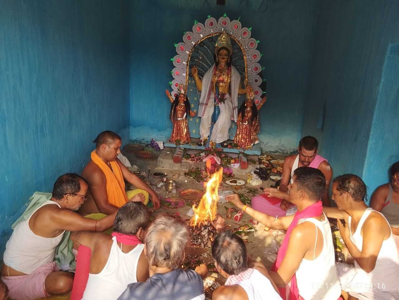 पांच दिवसीय धार्मिक अनुष्ठान से माहौल हुआ भक्तिमय