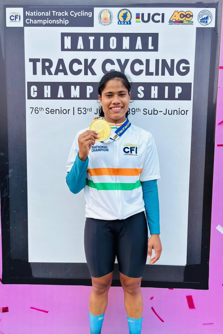 Cycling: नेशनल साइकिलिंग चैंपियनशिप में झारखंड की सरिता ने जीता दो स्वर्ण