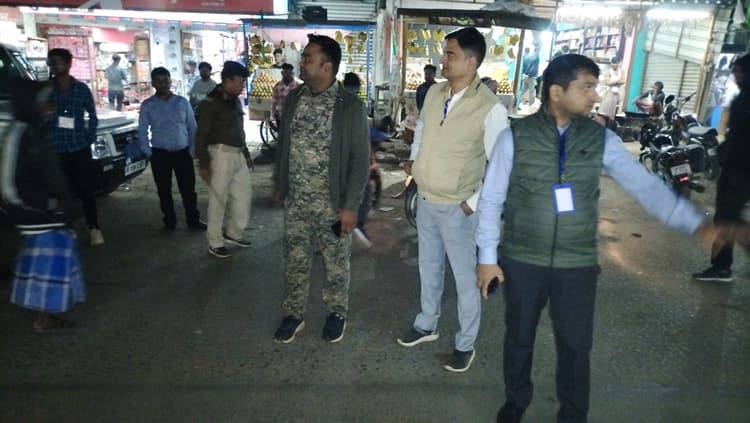 विस चुनाव को लेकर चलाया गया वाहन चेकिंग अभियान