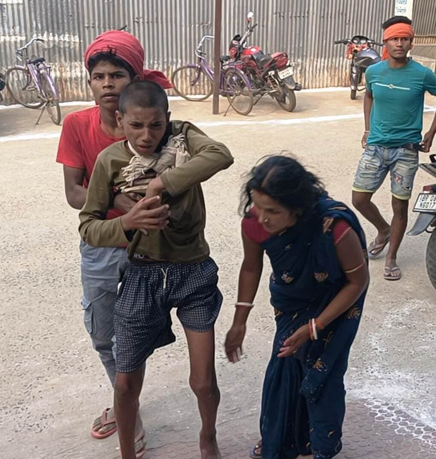 जगदंबापुर फरदा बहियार में जमीन विवाद में गरजी बंदूकें, गोली लगने से 12 वर्षीय बालक घायल