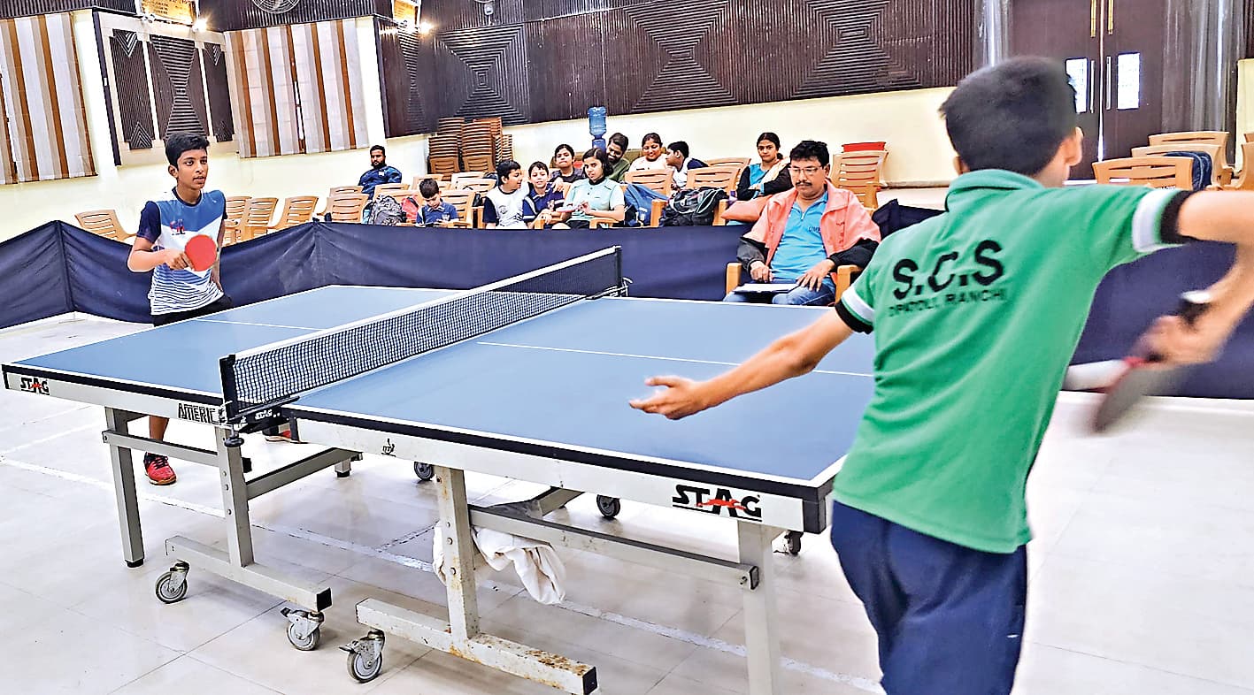ranchi news : गुरुनानक स्कूल में इंटर स्कूल टेबल टेनिस प्रतियोगिता