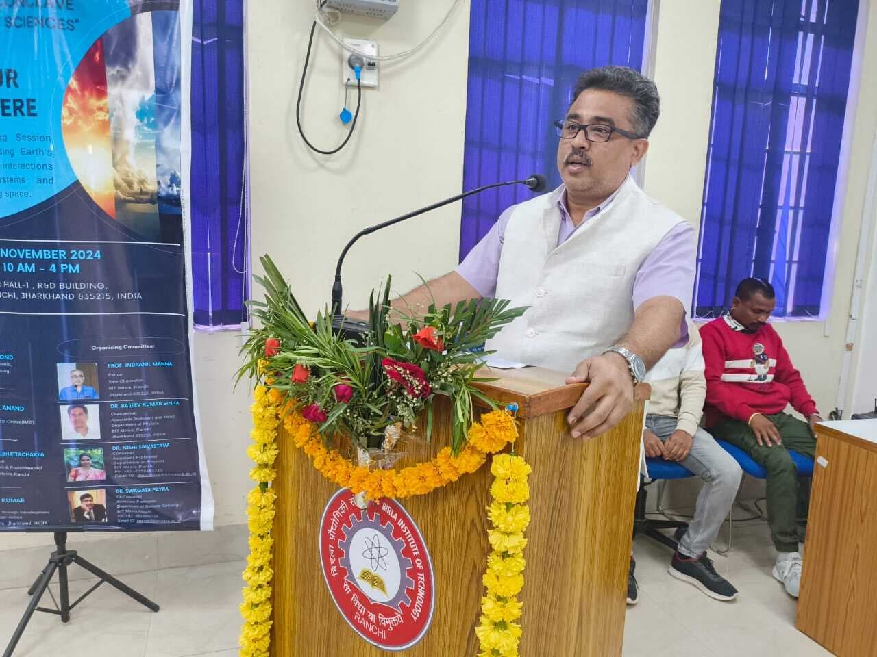 BIT MESRA RANCHI : लगातार घट रहे वनक्षेत्र से पर्यावरण को नुकसान : डॉ सुदीप