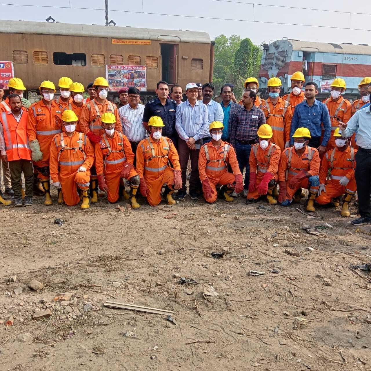 एनडीआरएफ के साथ हुआ संयुक्त मॉक ड्रिल, सुरक्षा एवं संरक्षा को लेकर किया गया मॉक ड्रिल