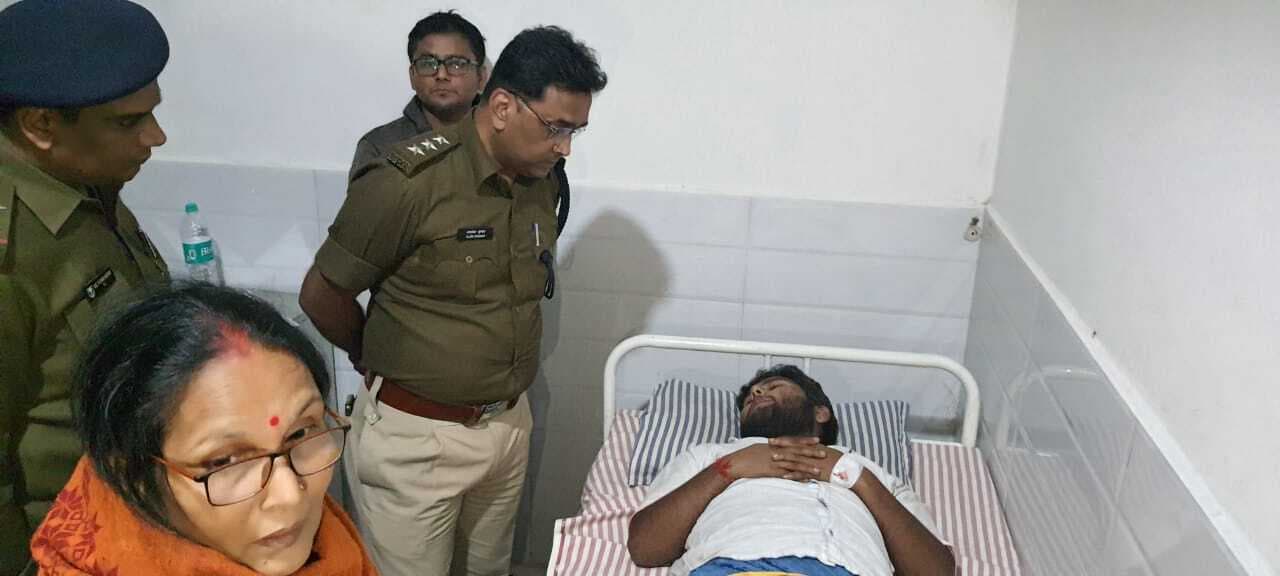 22 वर्षीय युवक को गोली मार कर किया जख्मी, निजी अस्पताल में चल रहा ईलाज