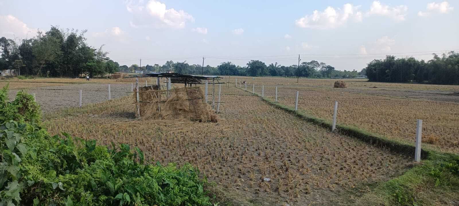 भूमि विवाद को ले दो पक्ष आये आमने-सामने, बढ़ते तनाव को देख पहुंचे पुलिस के अधिकारियों ने दोनों पक्षों को समझा-बुझाकर किया शांत