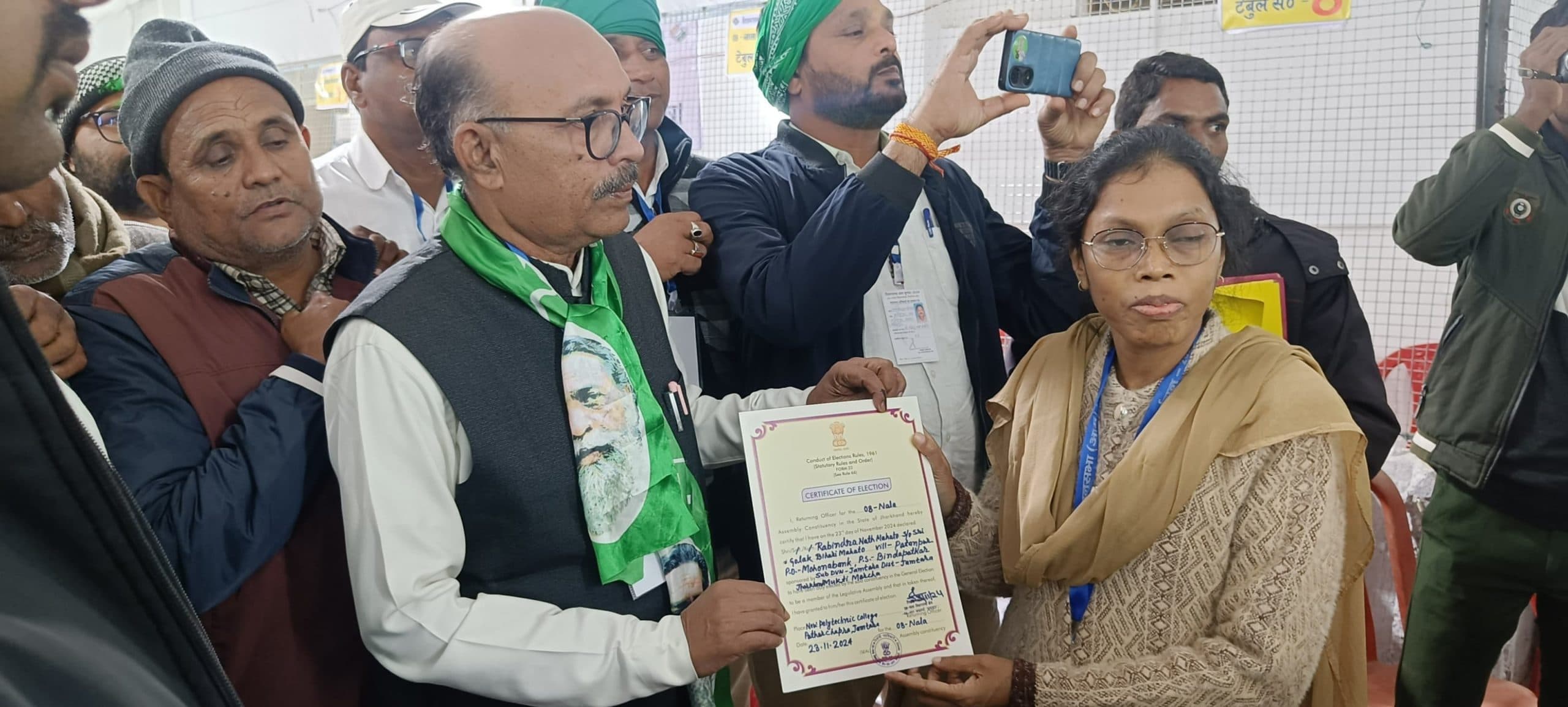 जामताड़ा से इरफान व नाला विस से रवींद्रनाथ ने लगायी जीत की हैट्रिक