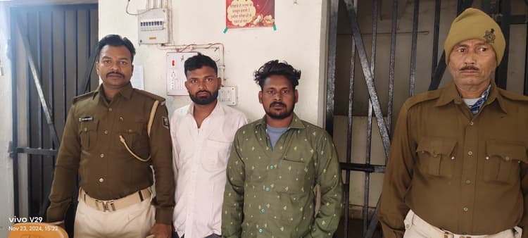 पुलिस ने दो शराबियों को गिरफ्तार कर भेजा जेल