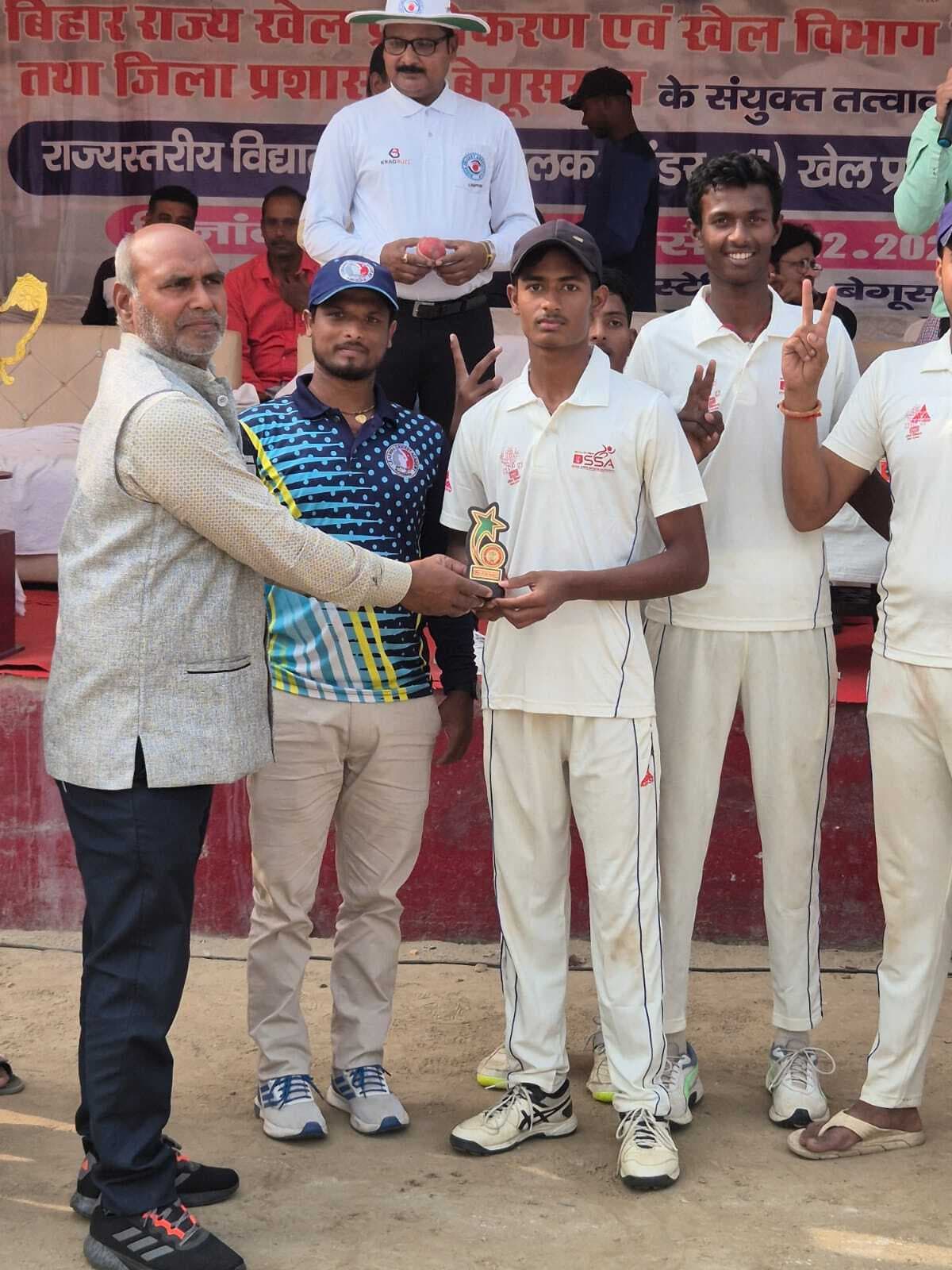 खगड़िया की टीम ने बेगूसराय में पटना को हराया