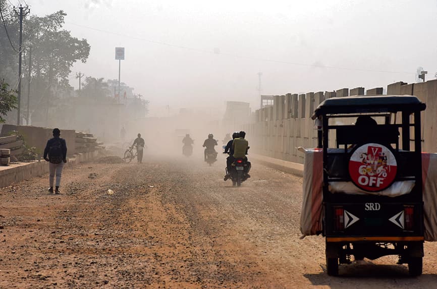 hajipur news . 367 दर्ज किया गया हाजीपुूर शहर का एक्यूआइ