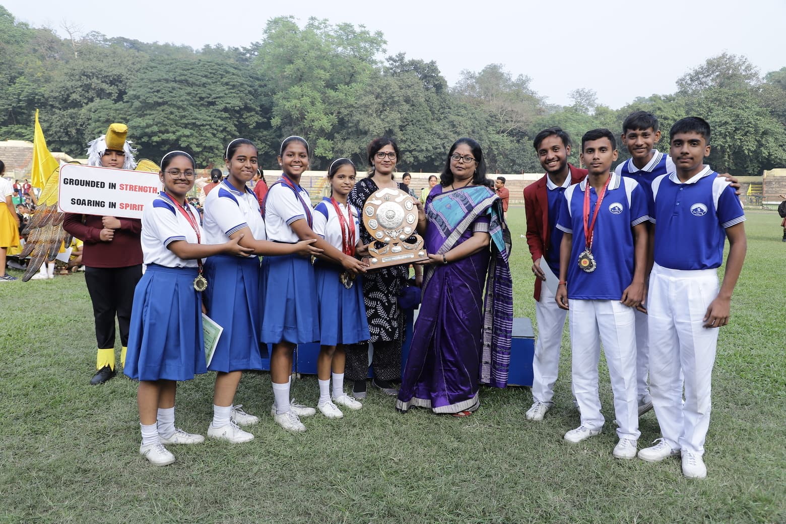 टैगोर हाउस को बेस्ट मार्च पास्ट का खिताब