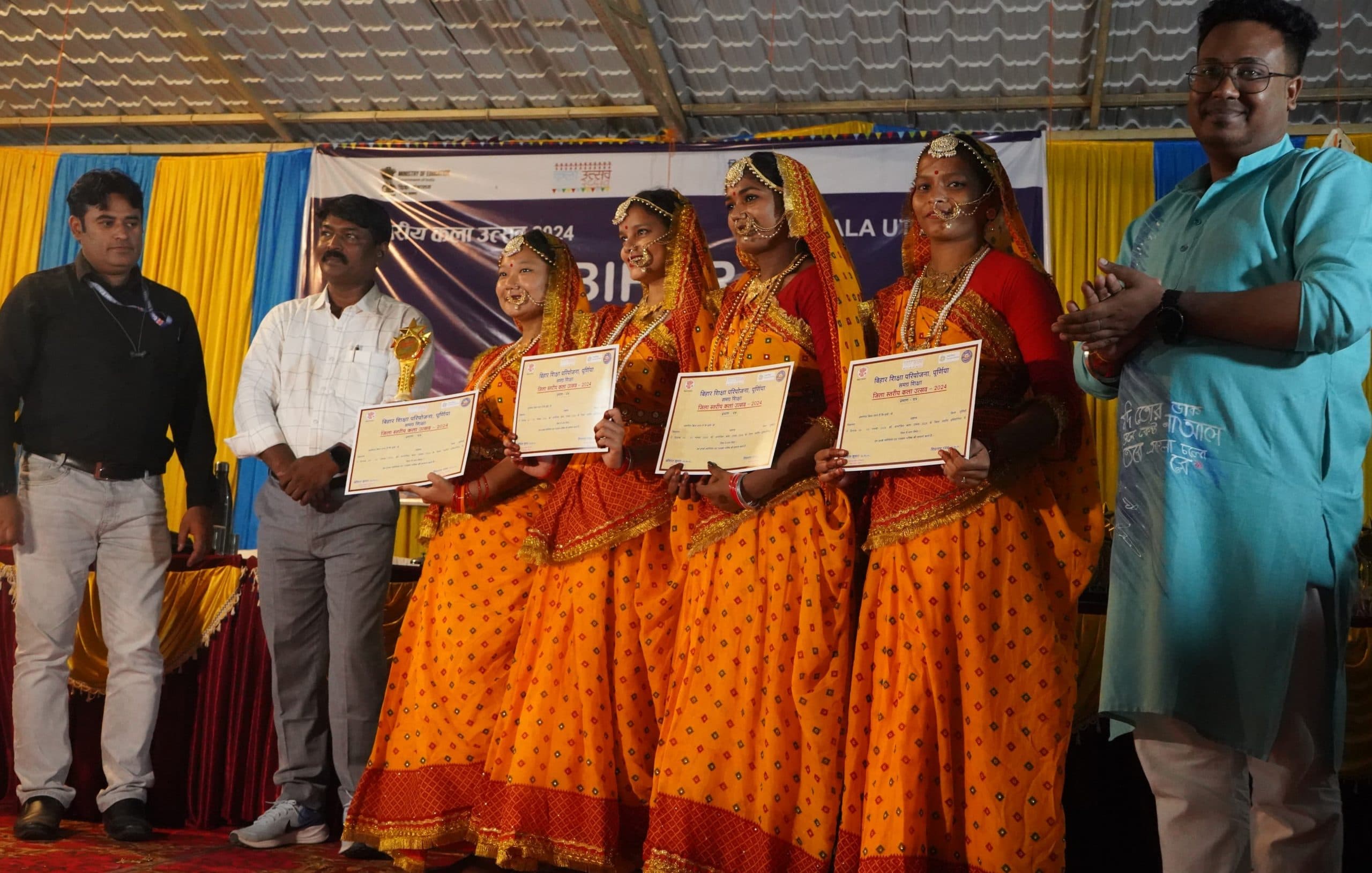 राष्ट्रीय कला उत्सव में तीन विधाओं में शामिल होंगी किलकारी पूर्णिया की बच्चियां