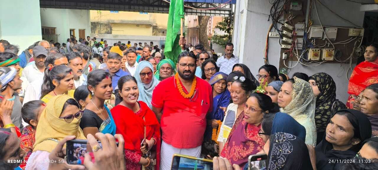 झामुमो महिला मोर्चा ने नवनिर्वाचित विधायक का किया स्वागत