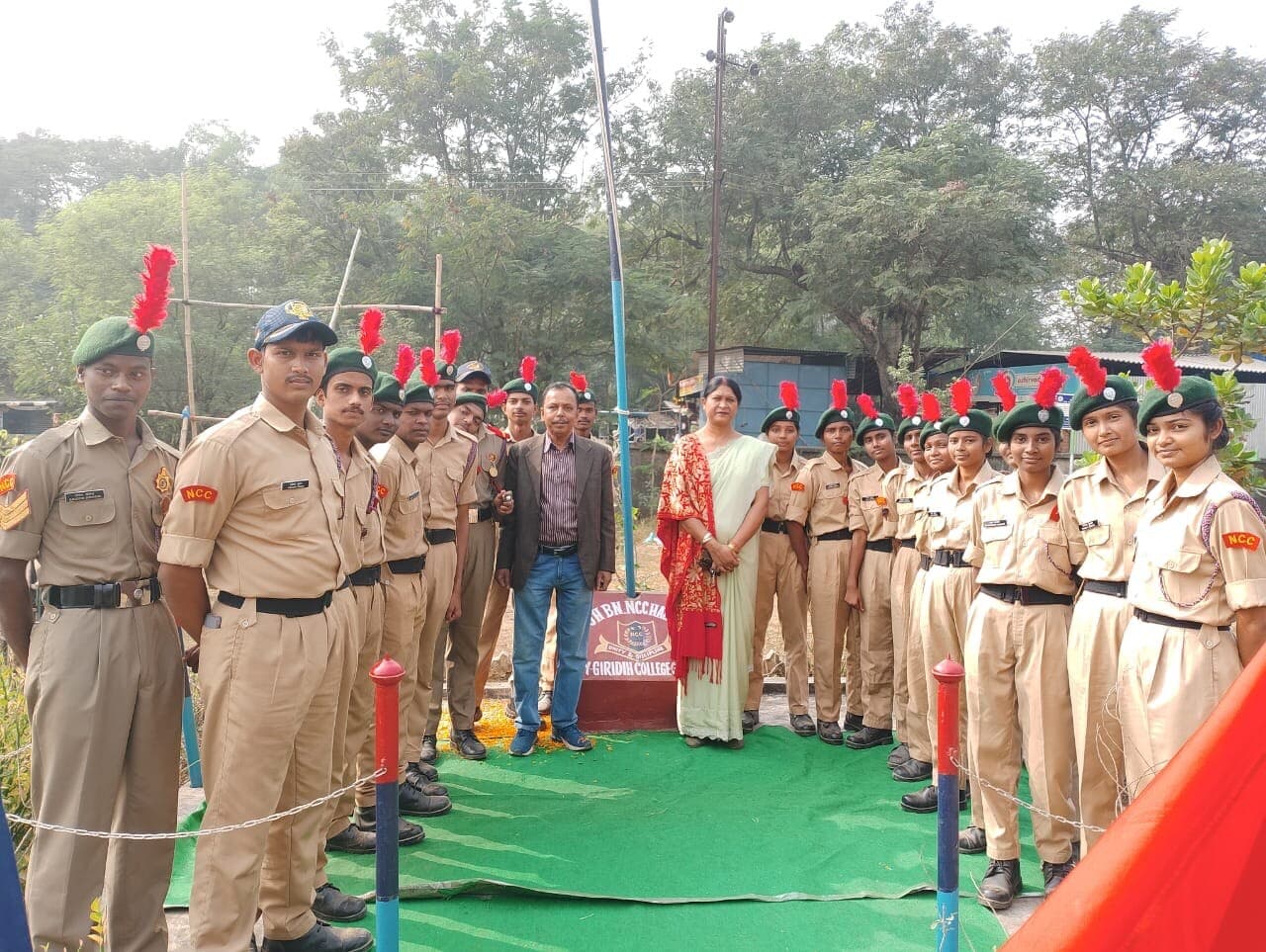 NCC Foundation Day: गिरिडीह कॉलेज में मनाया गया एनसीसी का स्थापना दिवस