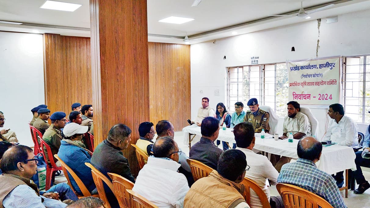 hajipur news. हाजीपुर, लालगंज व वैशाली प्रखंड में आज होगी वोटिंग