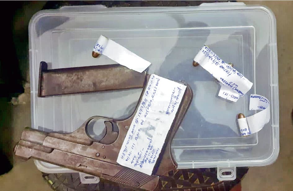 hajipur news. अपराध की साजिश रच रहे तीन बदमाश गिरफ्तार