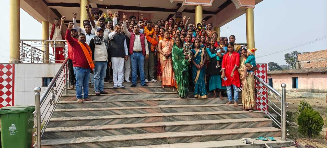 नव निर्वाचित विधायक का पिपरवार में नागरिक अभिनंदन