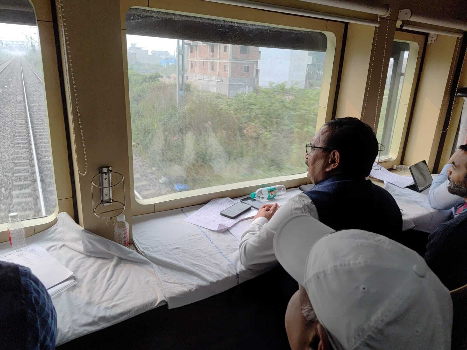 दानापुर डीआरएम ने किया रेलवे लाइन का विंडो निरीक्षण