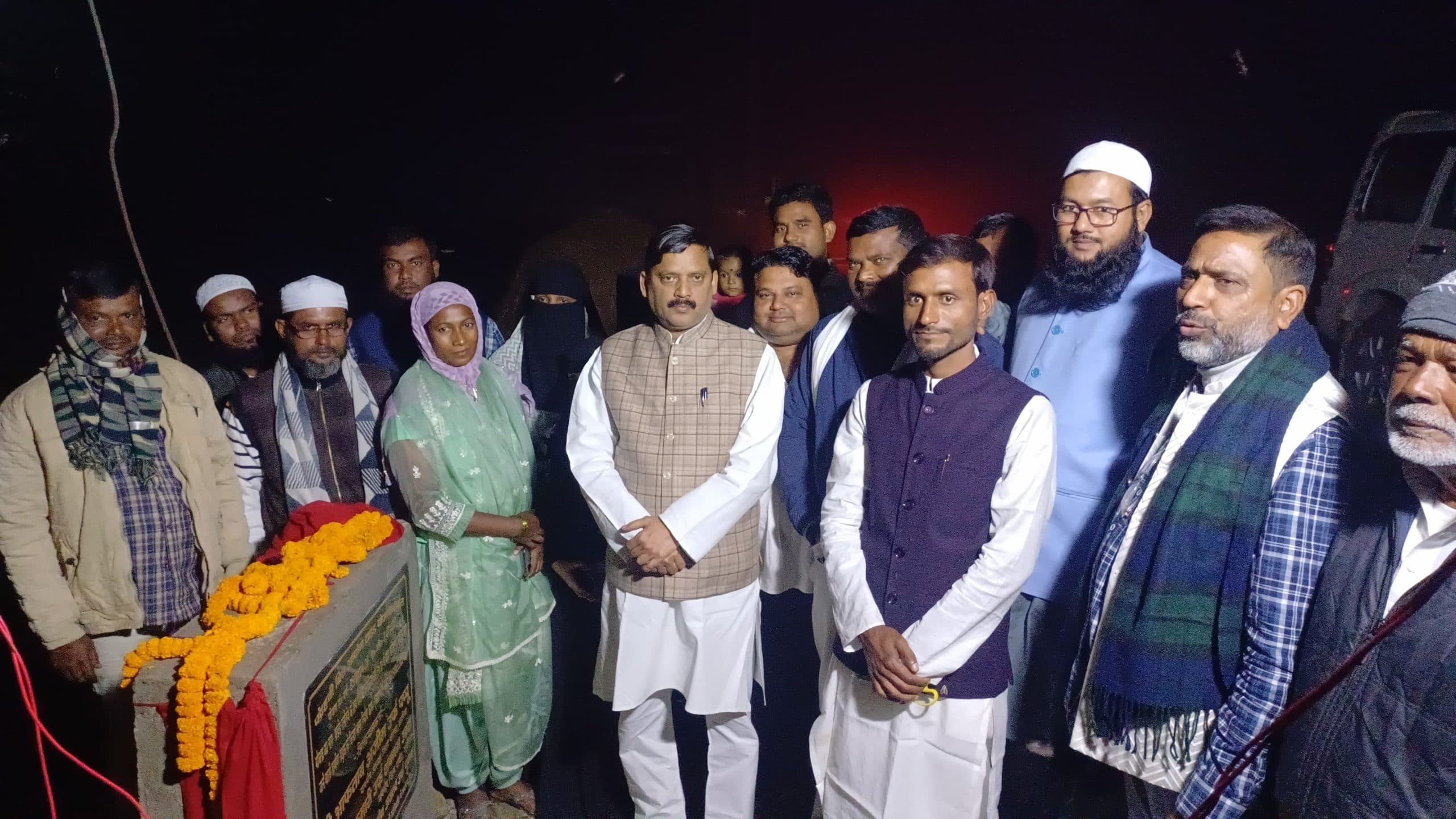 जिप अध्यक्ष ने किया नाला निर्माण कार्य का शिलान्यास