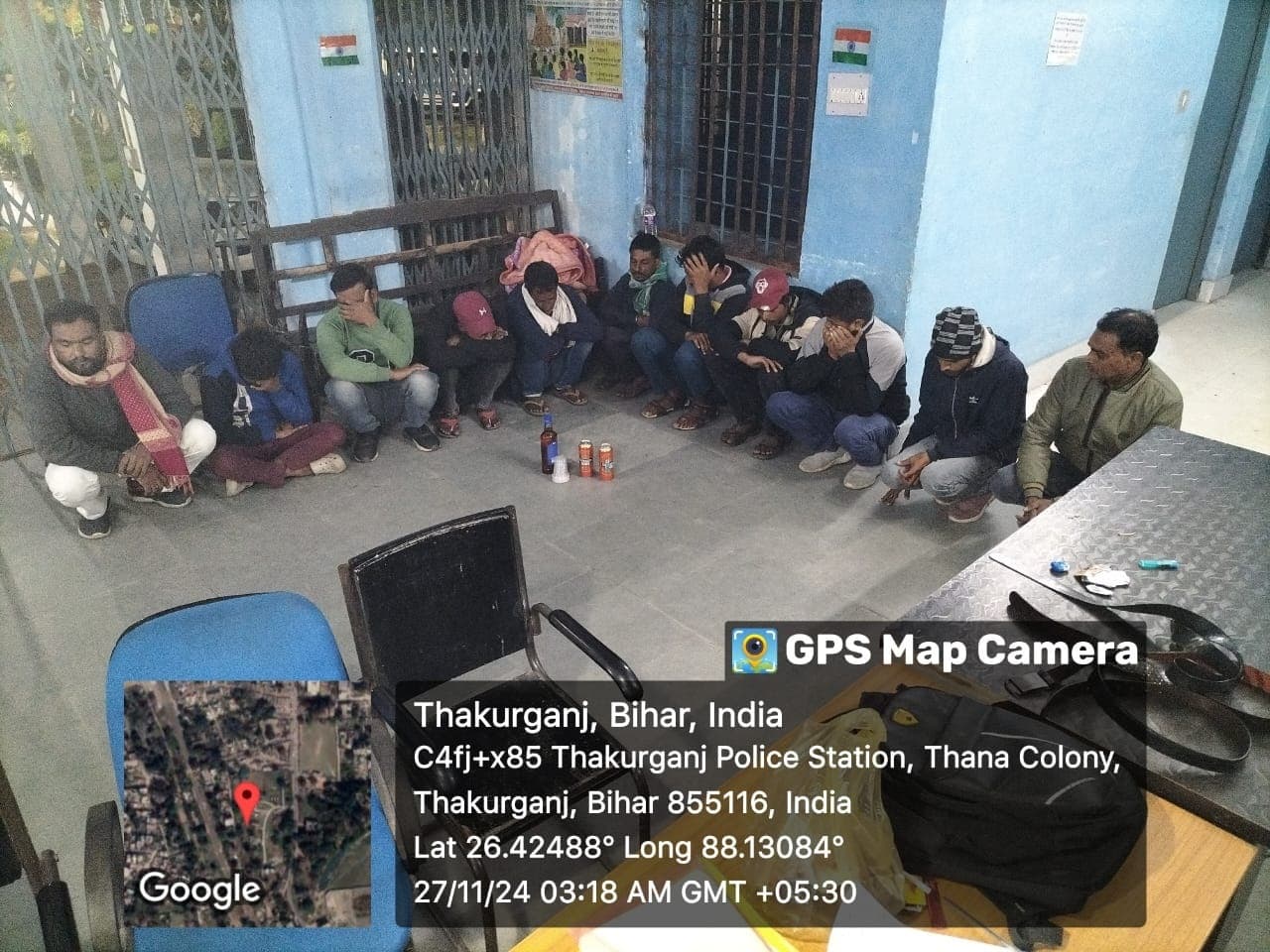 पुलिस ने 11 शराबियों को किया गिरफ्तार, तीन बोतल शराब जब्त