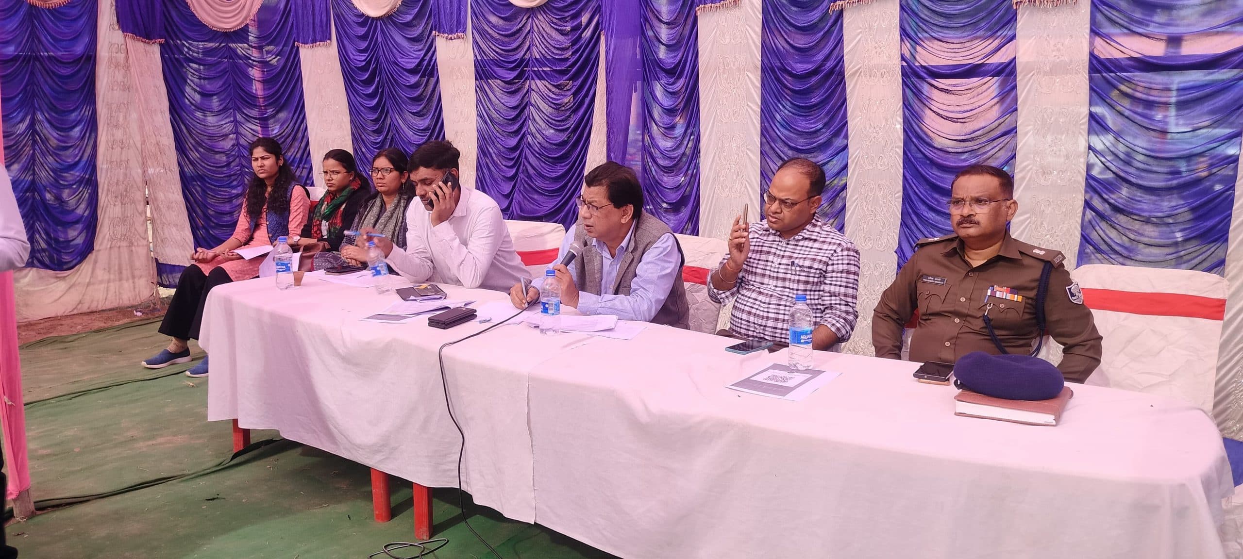 मतदान व मतगणना को लेकर बैठक