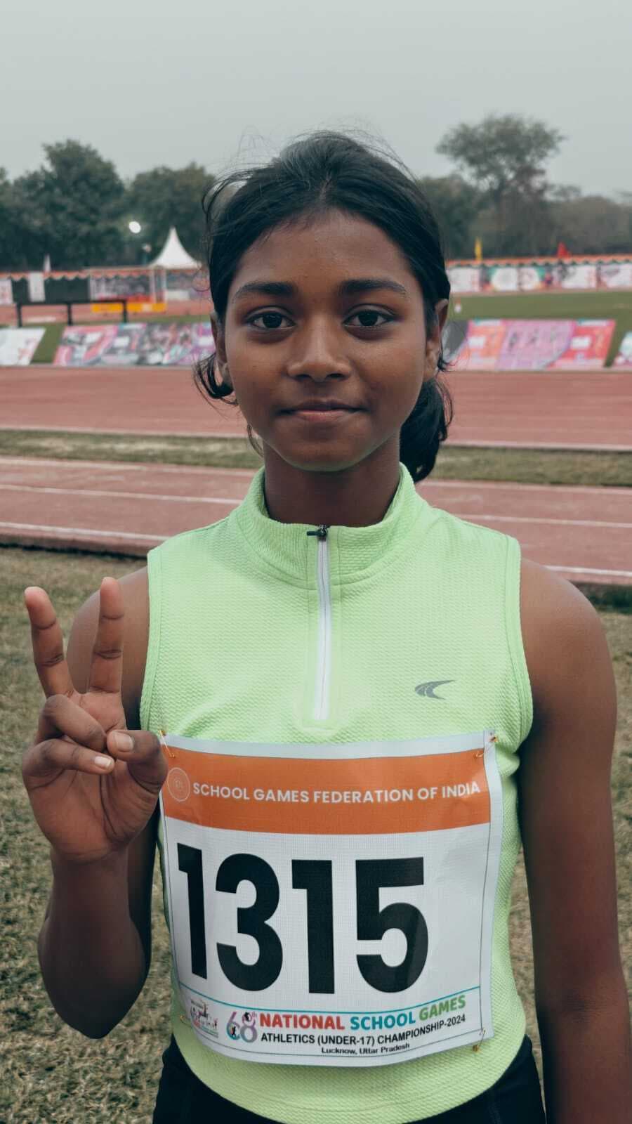 Athletic: एसजीएफआइ एथलेटिक्स में झारखंड की ओबामी को स्वण व विनीत को रजत