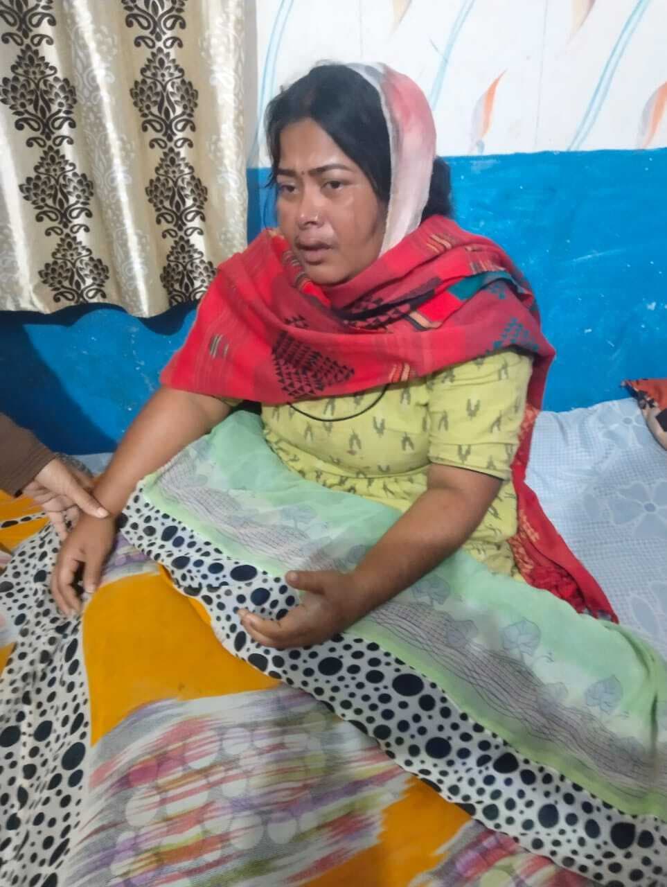 जमीन विवाद में देवर ने पीट कर भाभी को किया घायल