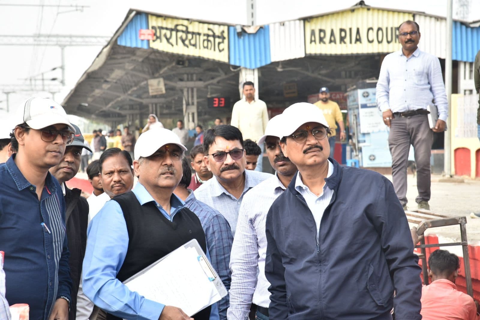 कटिहार रेल मंडल के अररिया-गलगलिया रेल लाइन परियोजना के अधीन