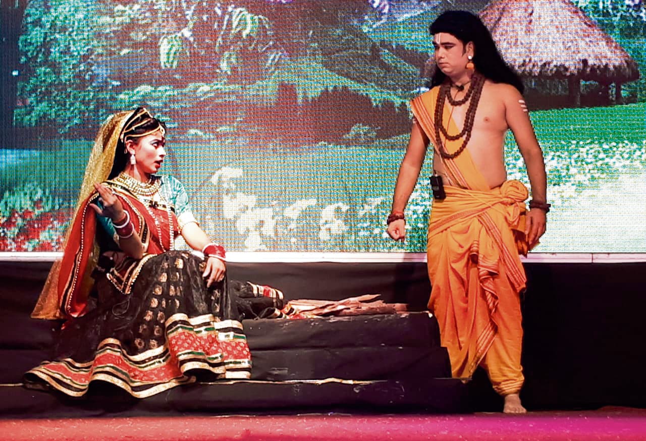 sonpur News : राम-लक्ष्मण ने सूर्पनखा को सिखाया संयम व अनुशासन का पाठ