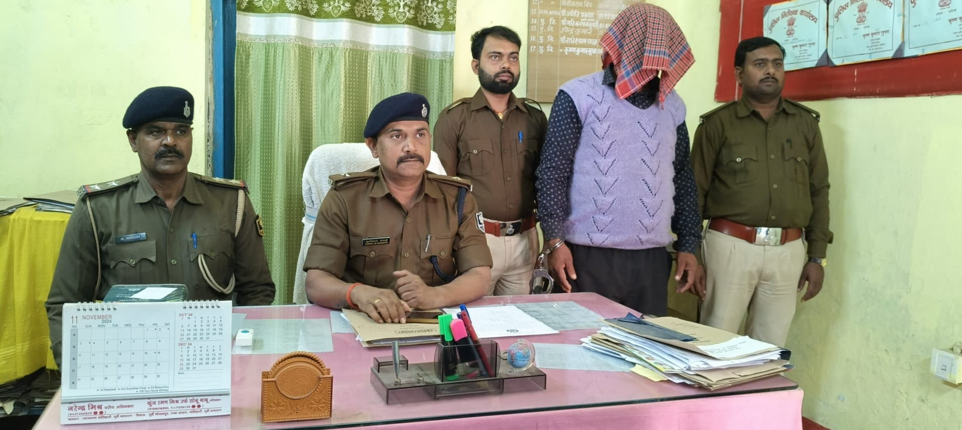 दस हज़ार का इनामी अपराधी सह शराब माफिया गिरफ्तार