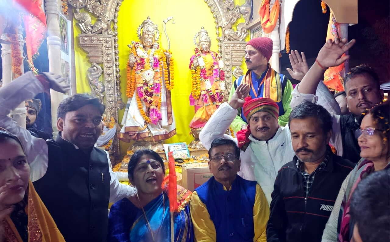 अयोध्या से निकली रामजी की बरात पहुंची कांटी