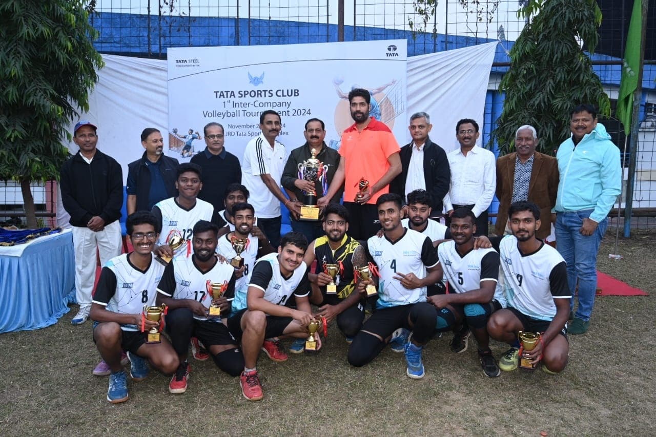 वॉलीबॉल : टाइटन इंजीनियरिंग को हराकर टाटा स्टील बना चैंपियन