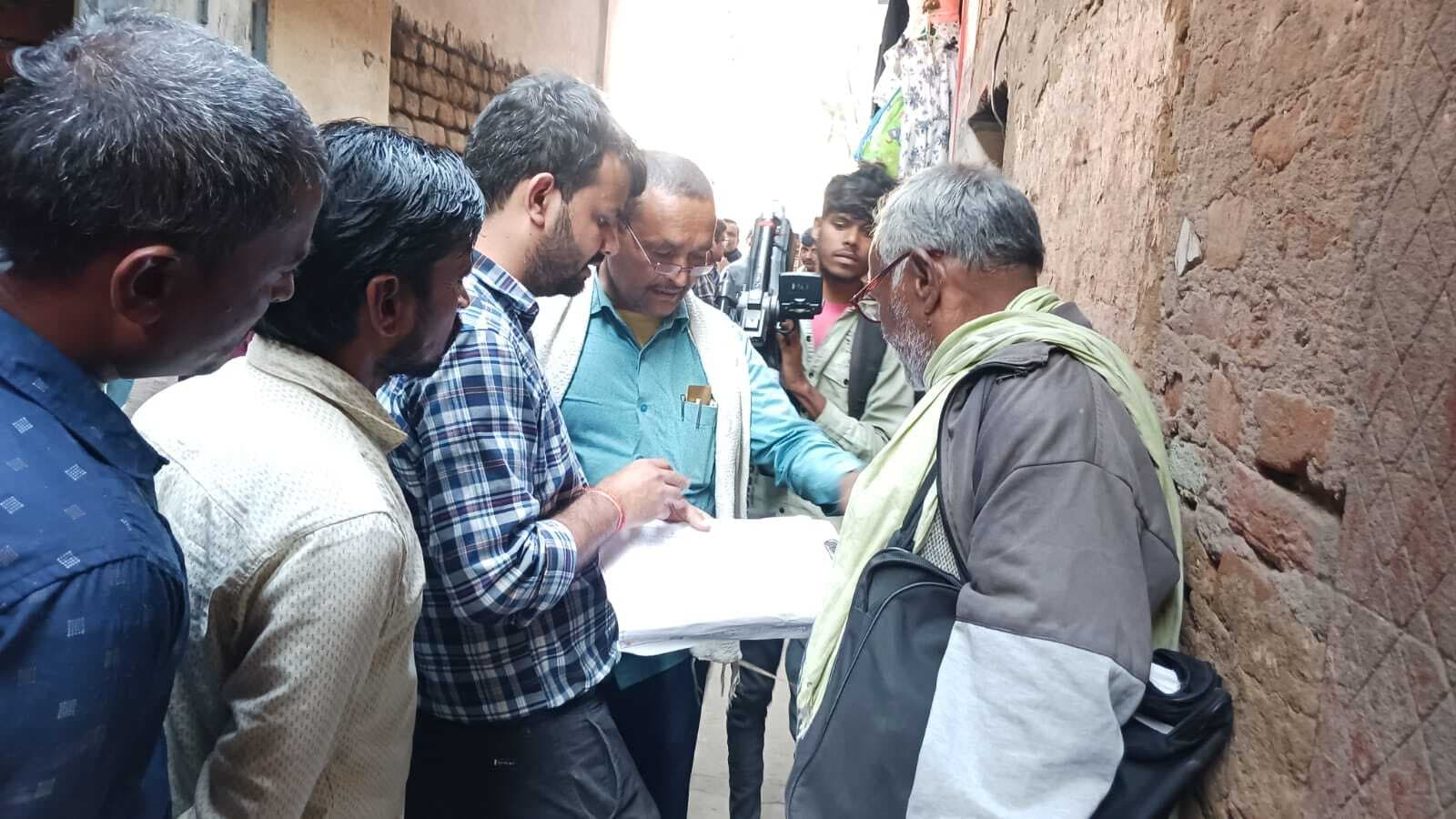 एनएच-133 ई के भू-अर्जन के लिए जोरों पर खसरा पंजी का कार्य