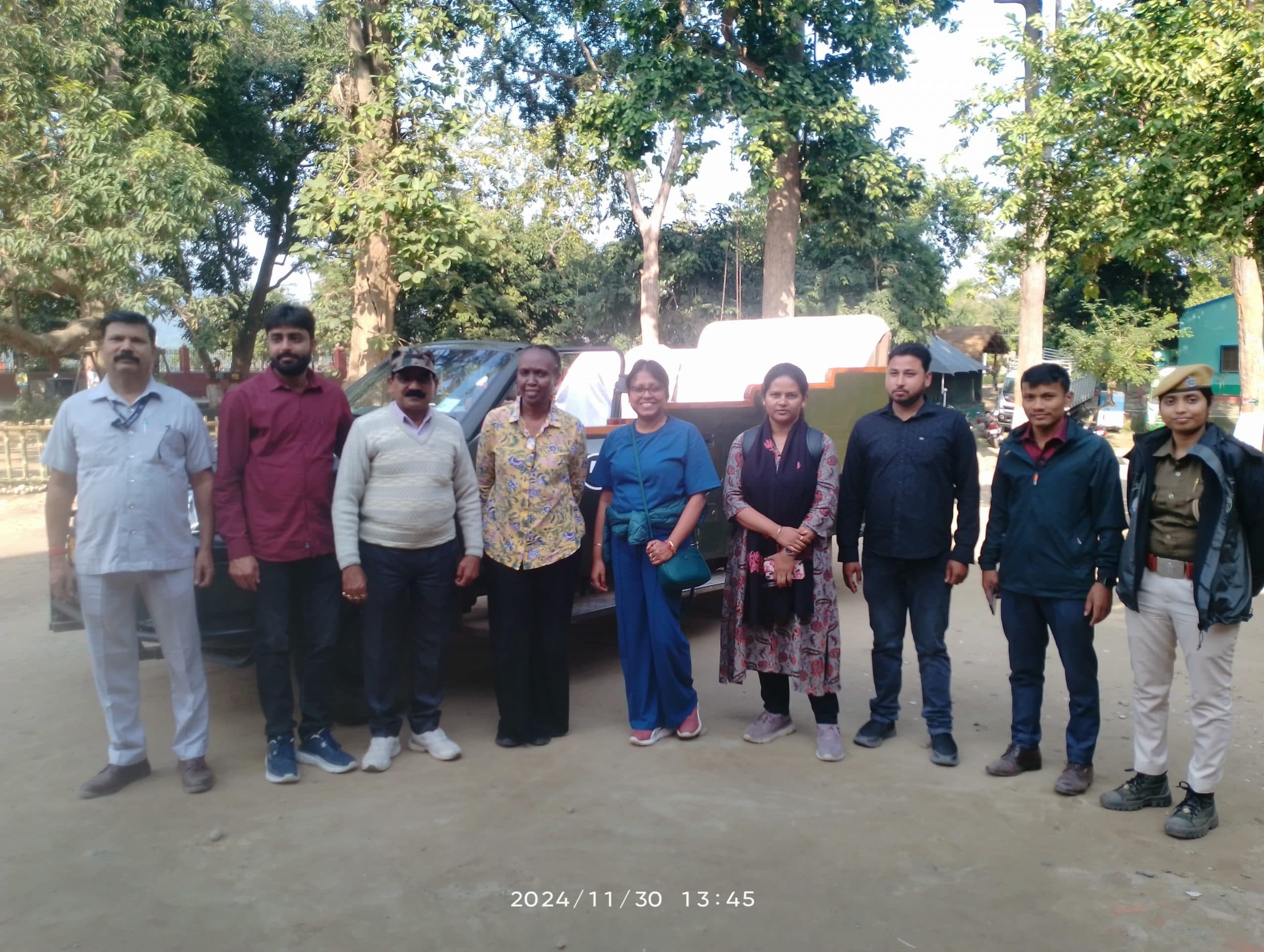 केन्या से आये विदेशी पर्यटक ने वीटीआर की सुंदरता को सराहा