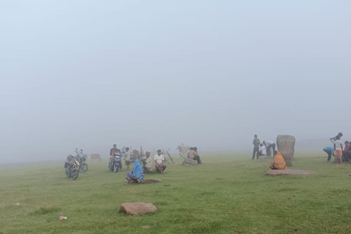 सुबह के वक्त छाया कोहरा