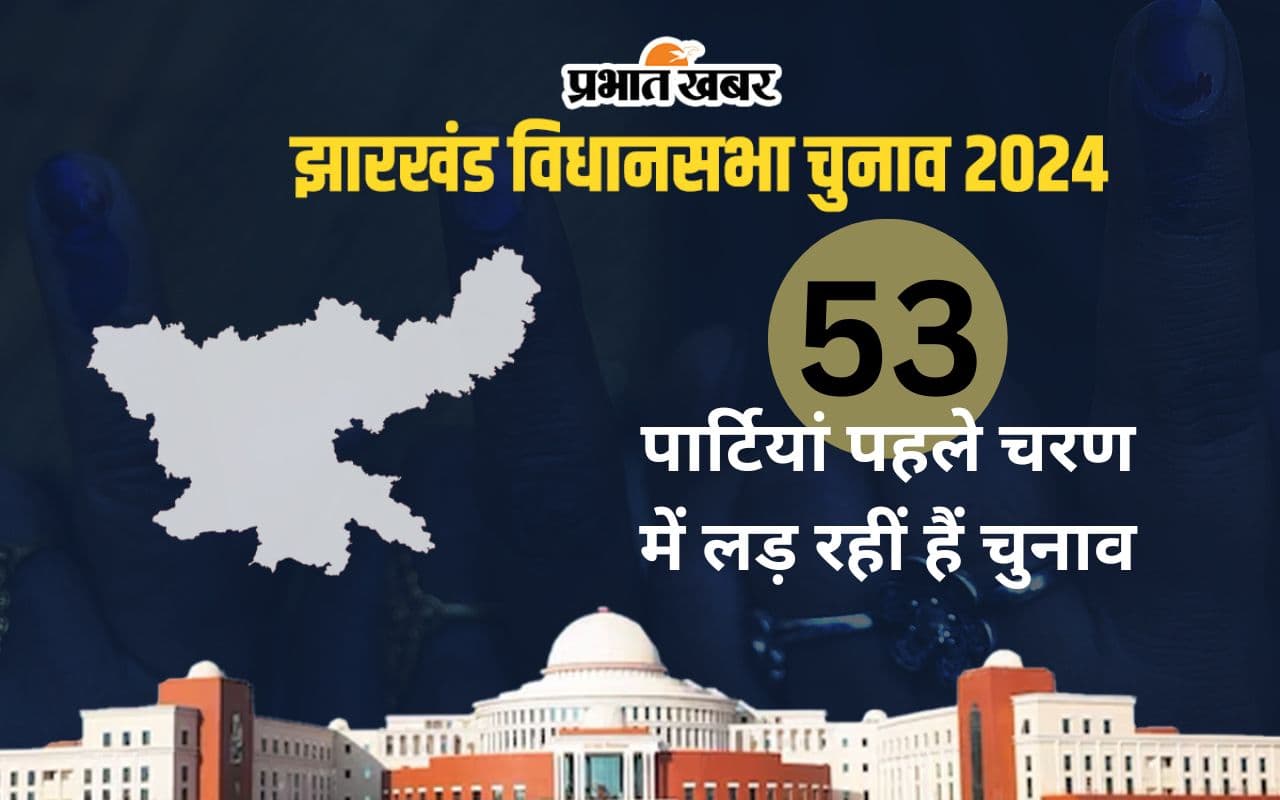 झारखंड चुनाव : पहले चरण में भाजपा, झामुमो, कांग्रेस समेत 53 पार्टियां मैदान में, जानें किस पार्टी के कितने प्रत्याशी