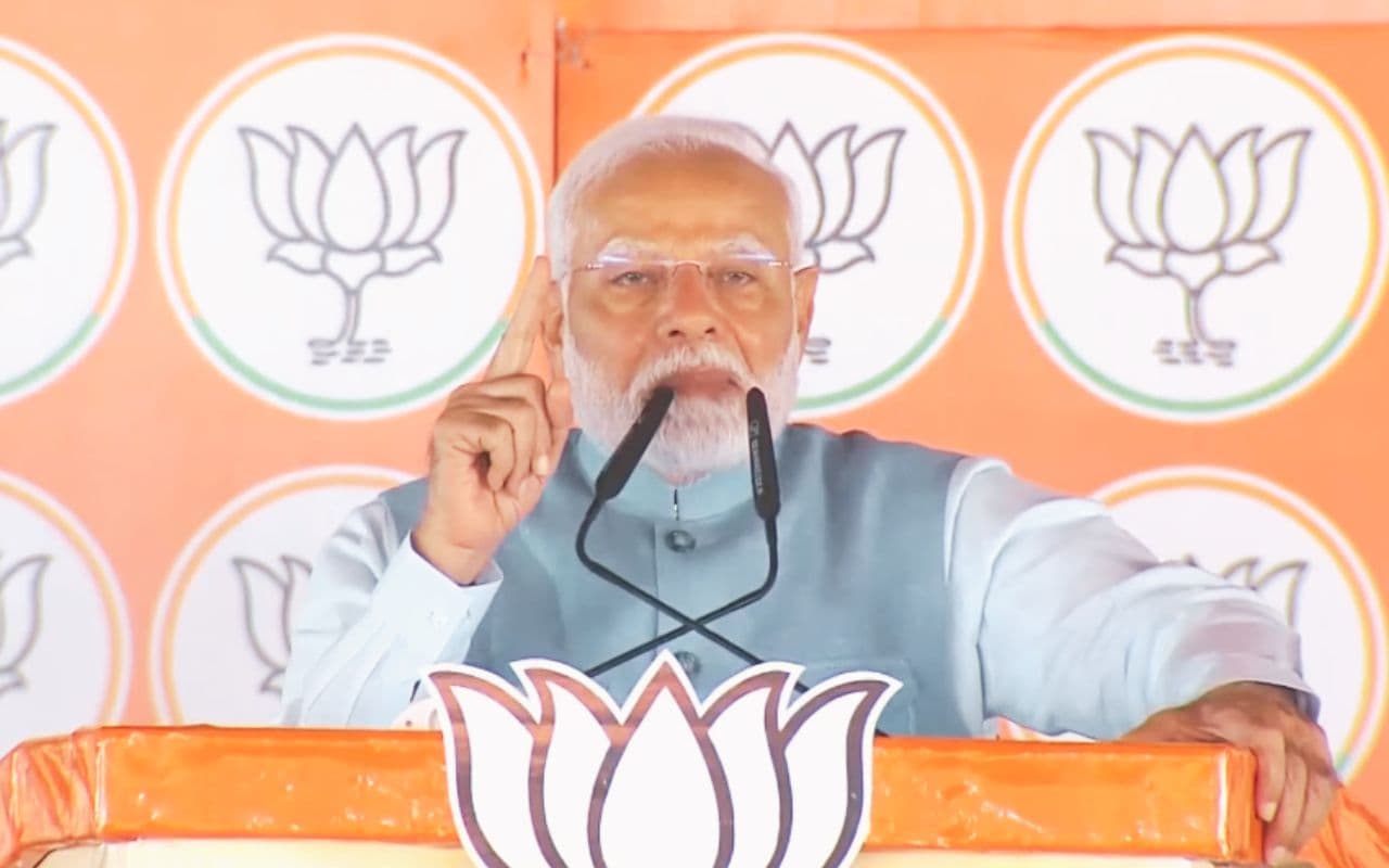 चंदनकियारी में प्रधानमंत्री नरेंद्र मोदी का नारा - एक रहेंगे, तो सेफ रहेंगे