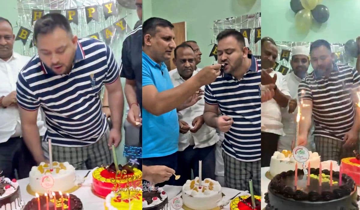tejashwi yadav birthday news| Tejashwi Yadav Birthday: Tejashwi Yadav turns 35, celebrated by cutting cake in Gaya tejashwi yadav birthday news| Tejashwi Yadav Birthday: Tejashwi Yadav turns 35, celebrated by cutting cake in Gaya