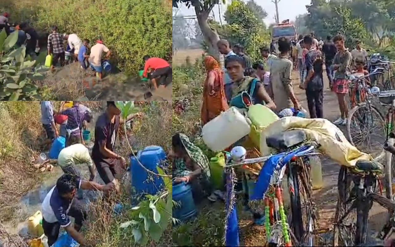 Bihar News: पटना IOCL के पाइपलाइन में लीकेज के बाद डीजल लूटने की मची होड़, बड़े-बड़े गैलन लेकर पहुंचे लोग