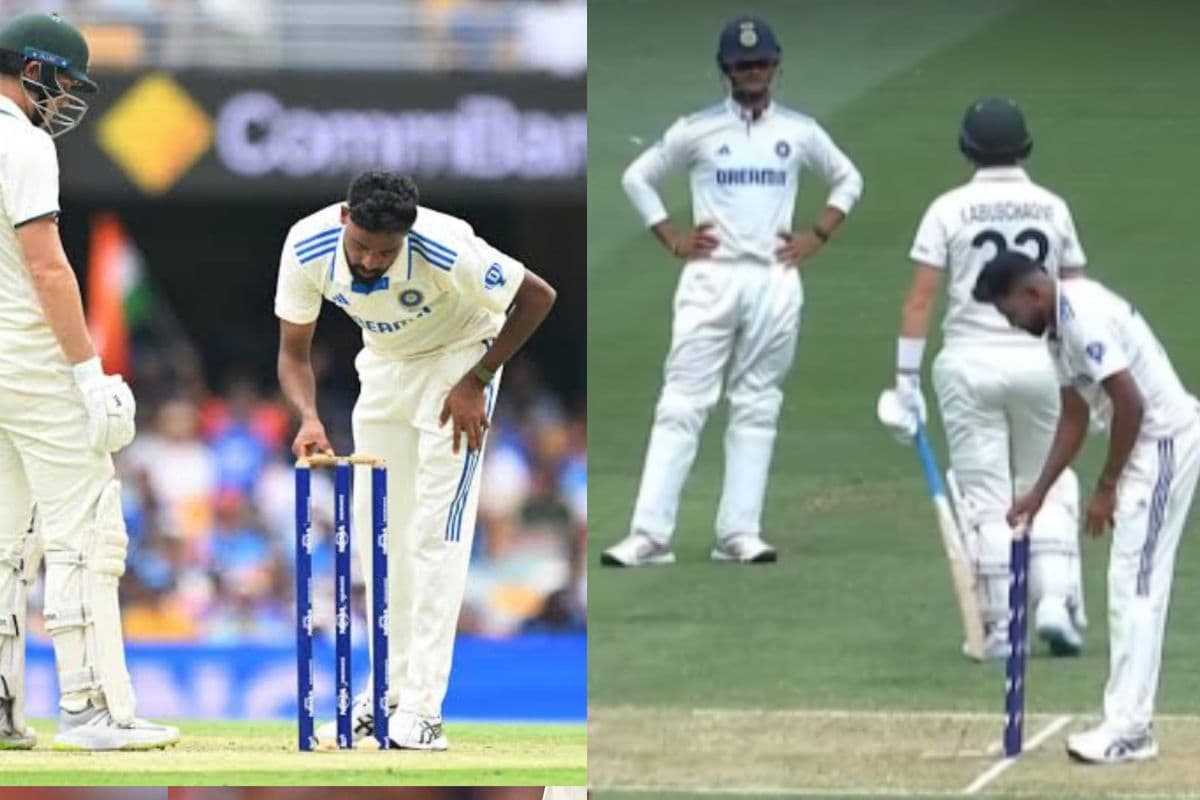 IND vs AUS: भई मान गए! फिर काम आया सिराज का टोटका, बेल्स बदली और विकेट गिरी, बुमराह को भी नहीं हुआ विश्वास, Video
