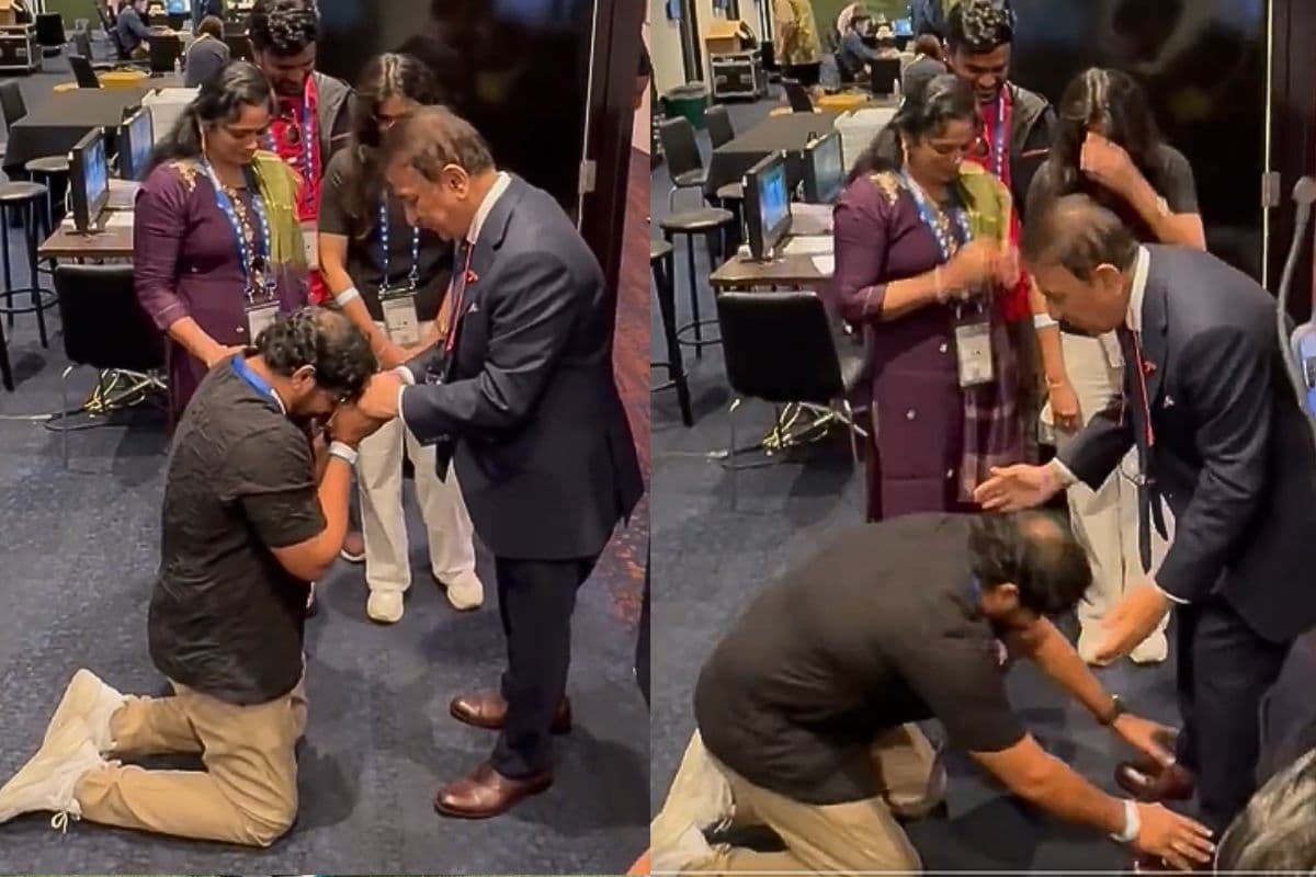 Video: आंखों में आंसू और दिल के जज्बात, नीतीश के पिता ने सुनील गावस्कर के पैरों में धर दिया माथा