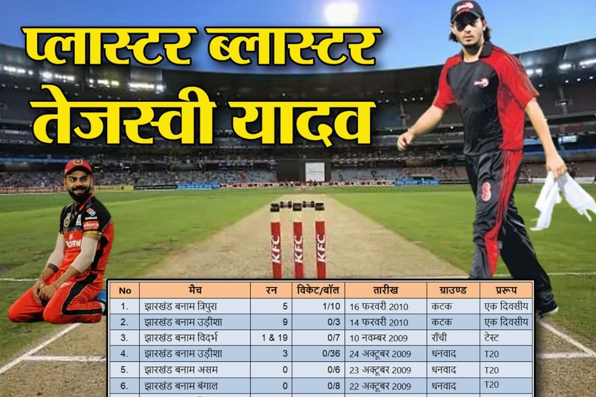 7 मैच, 37 रन और 1 विकेट… JDU ने जारी किया तेजस्वी का स्कोर कार्ड 