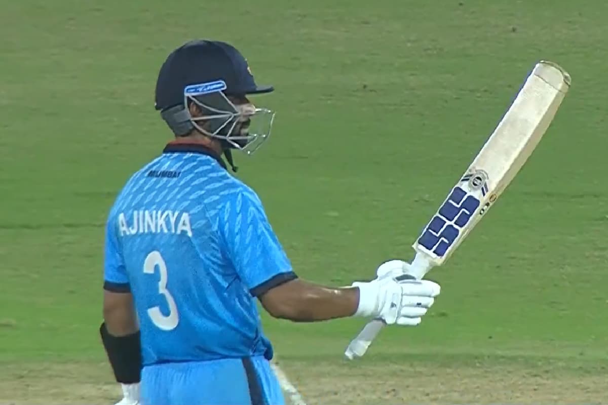 SMAT: अजिंक्य रहाणे ने खेली 56 गेंदों में 98 रनों की विस्फोटक पारी, मुंबई को फाइनल में पहुंचाया, VIDEO