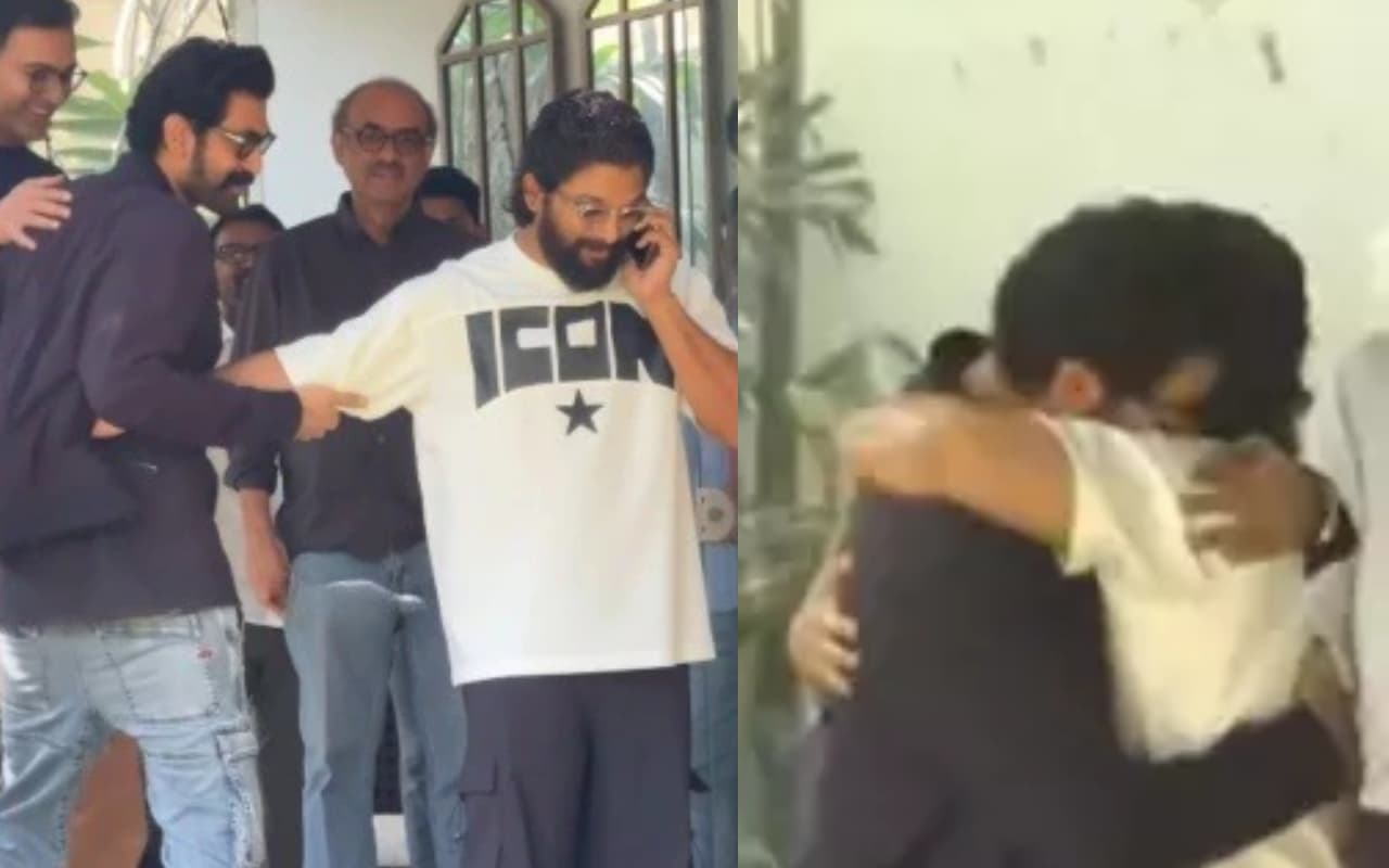 VIDEO: पुष्पा एक्टर से जब मिलने पहुंचे बाहुबली के भल्लालदेव, फोन पर लगे रहे अल्लू अर्जुन, फिर हुआ कुछ ऐसा….