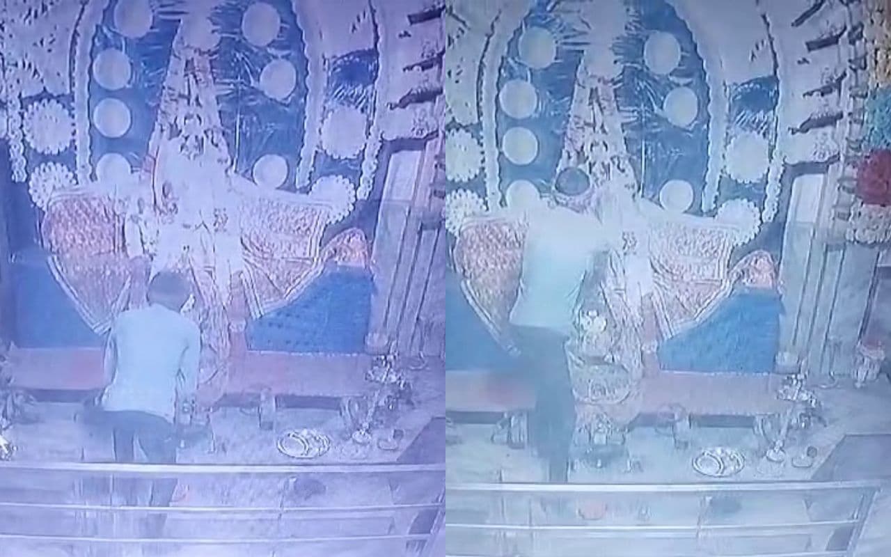 Bihar: चोर ने पहले मां काली की प्रतिमा को किया प्रणाम, फिर सोने के आभूषण की कर ली चोरी
